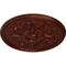 Ekena Millwork Bradford Ceiling Medallion (Fits Canopies up to 6 5/8"), Hnd-Painted Antique Copper, 32 5/8"OD x 2"P CM32BRACS - alternate 4